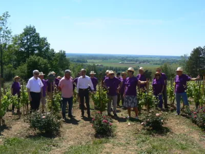 Les vignerons accueillent les personnalités